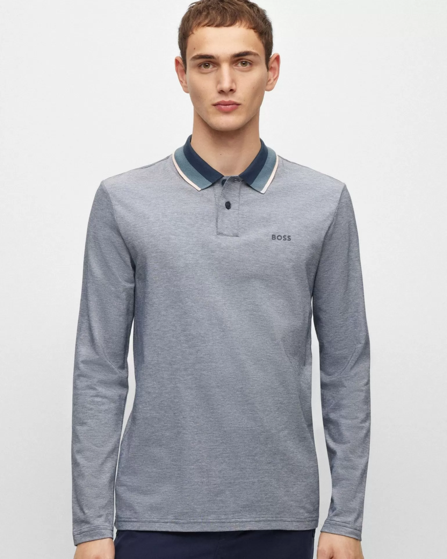 Boss Peoxfordlong Polo Lm>Boss Casual Best Sale