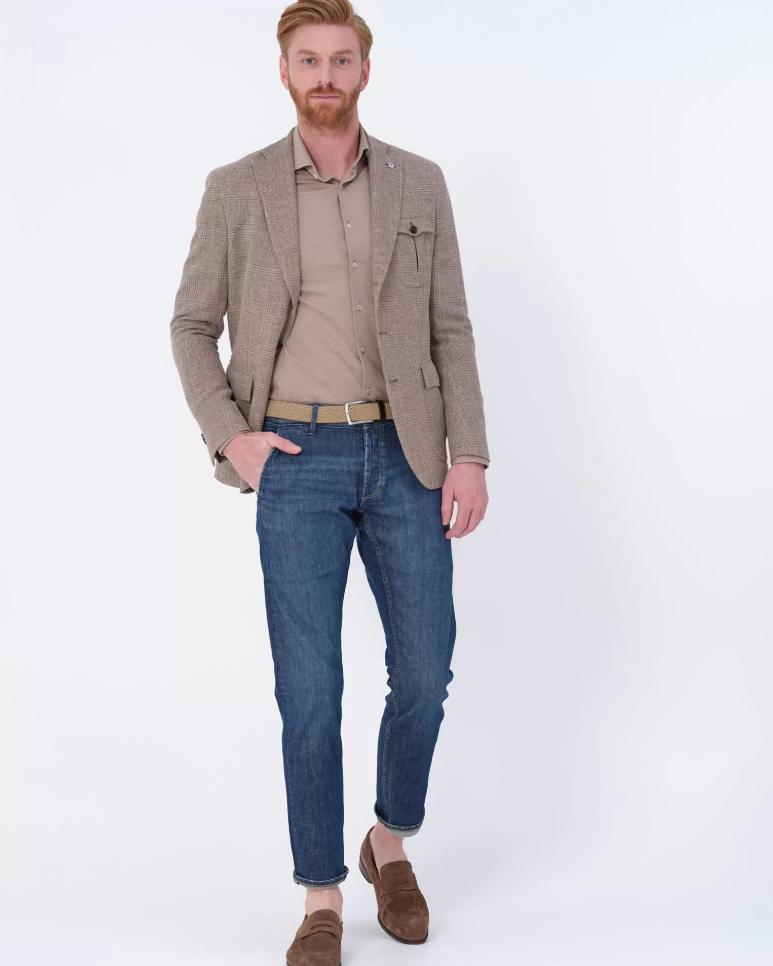 Knitted Slim Fit Overhemd Lm>Dutch Dandies Clearance
