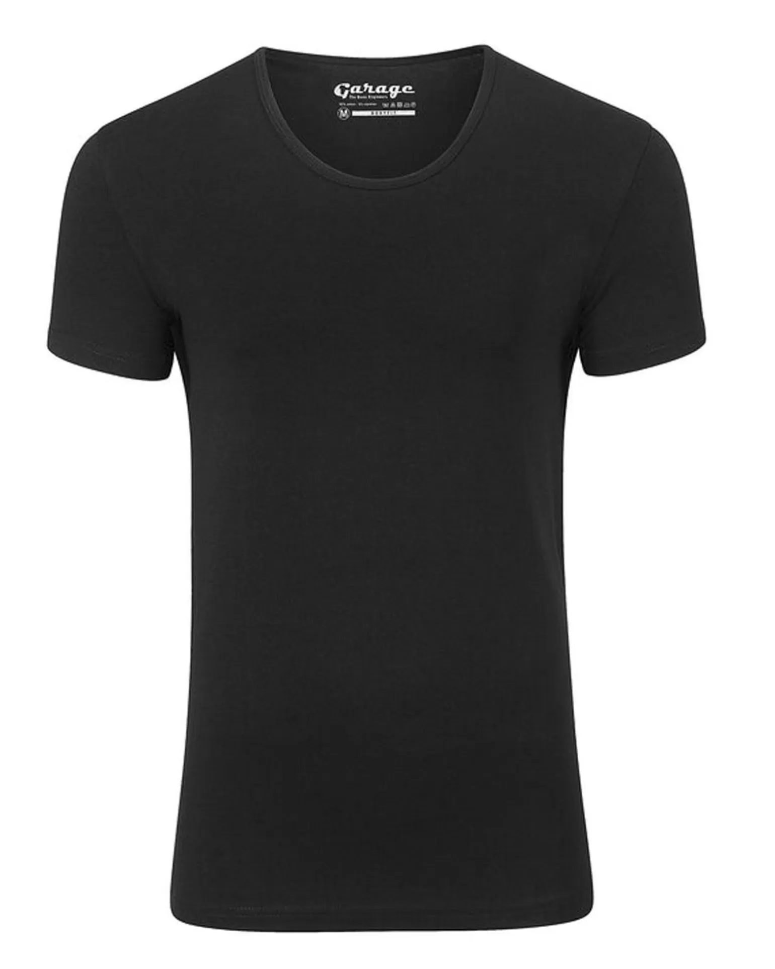 Slim Fit T-Shirt Ronde Hals>Garage Fashion