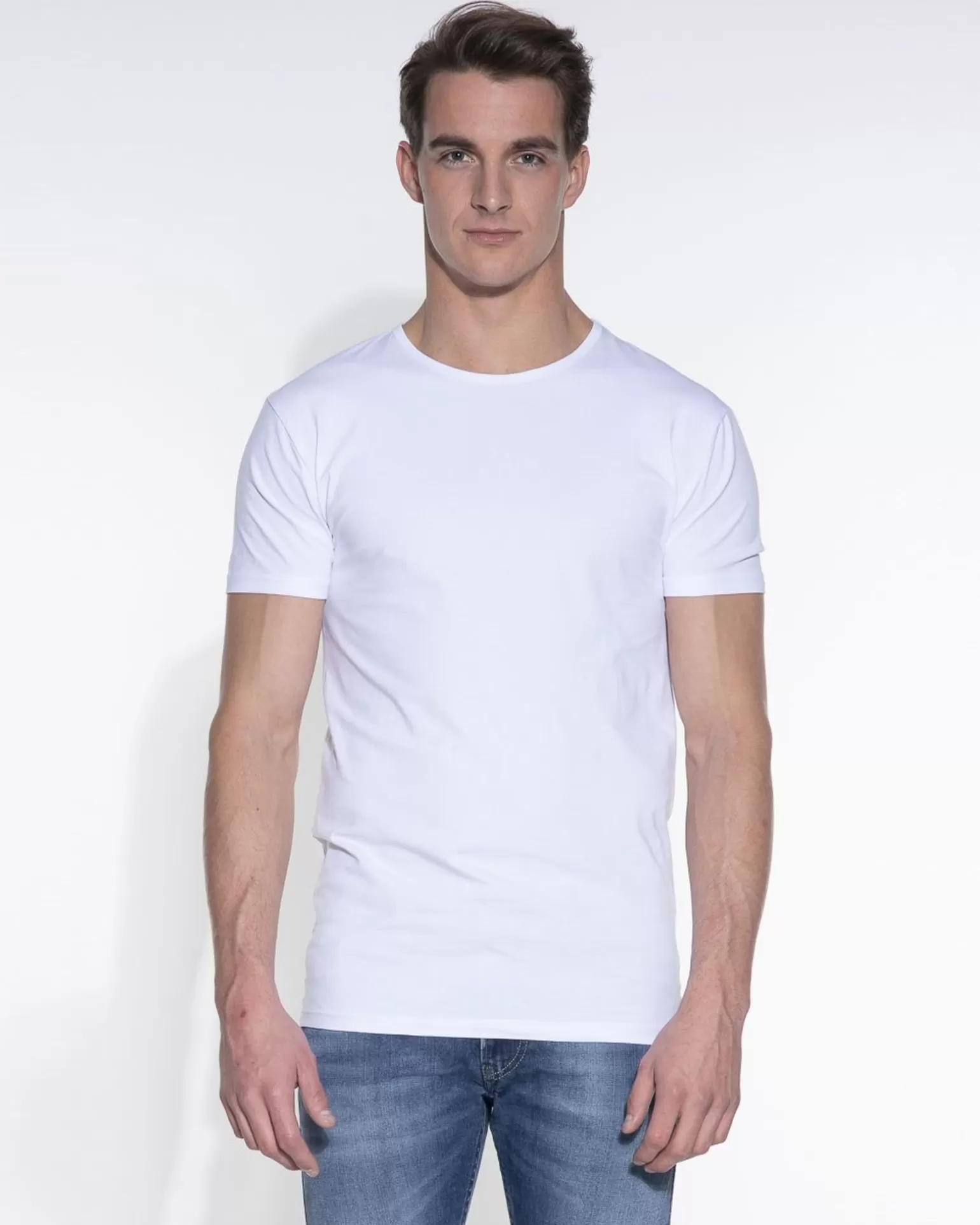 Slim Fit T-Shirt Ronde Hals>Garage Flash Sale