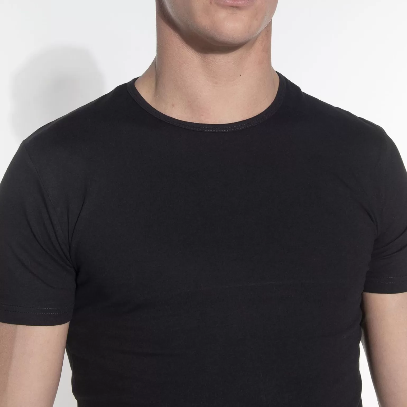 Slim Fit T-Shirt Ronde Hals>Garage Clearance