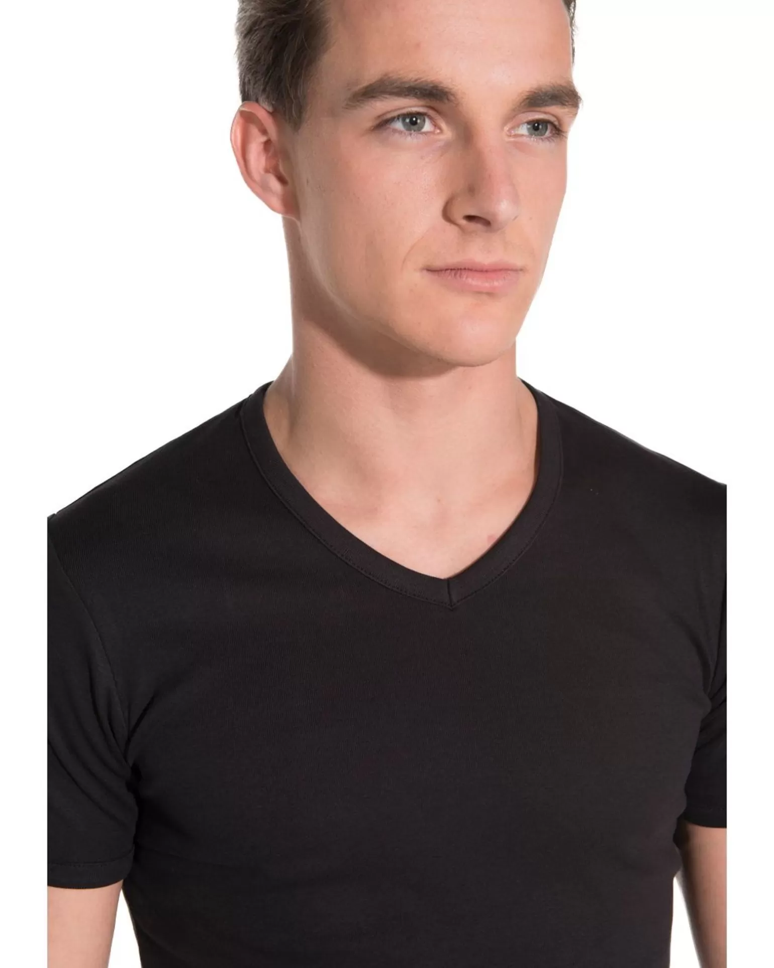 Slim Fit T-Shirt V-Hals>Garage Fashion