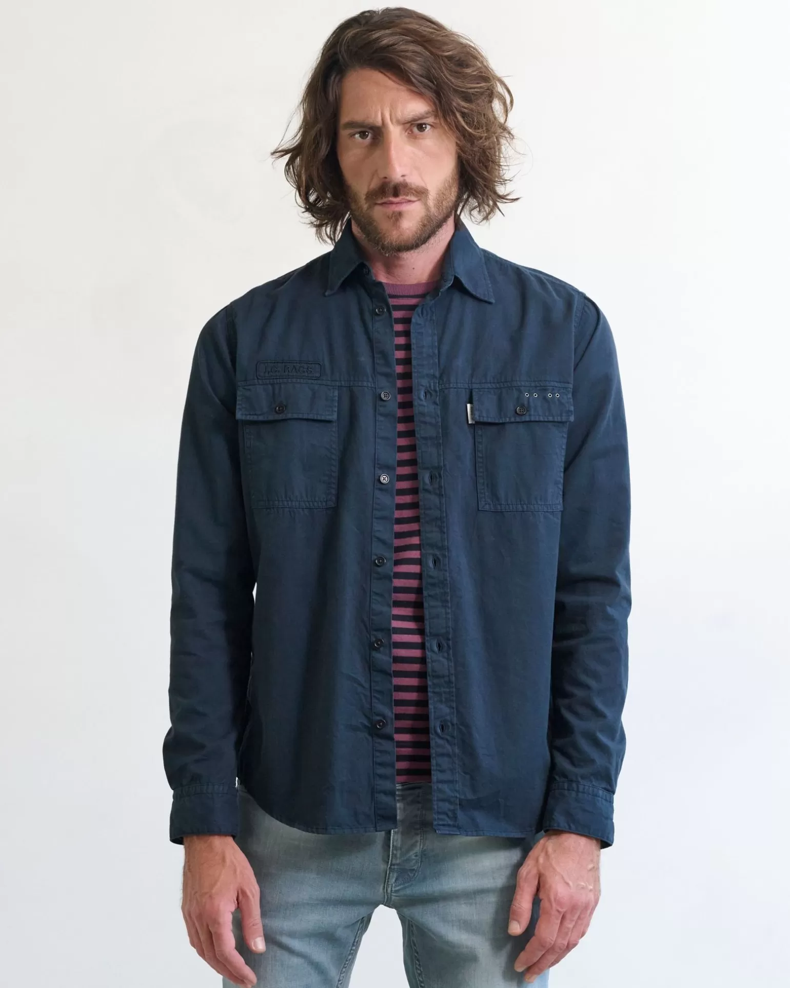 Rowan Casual Overhemd Lm>J.C. RAGS Shop