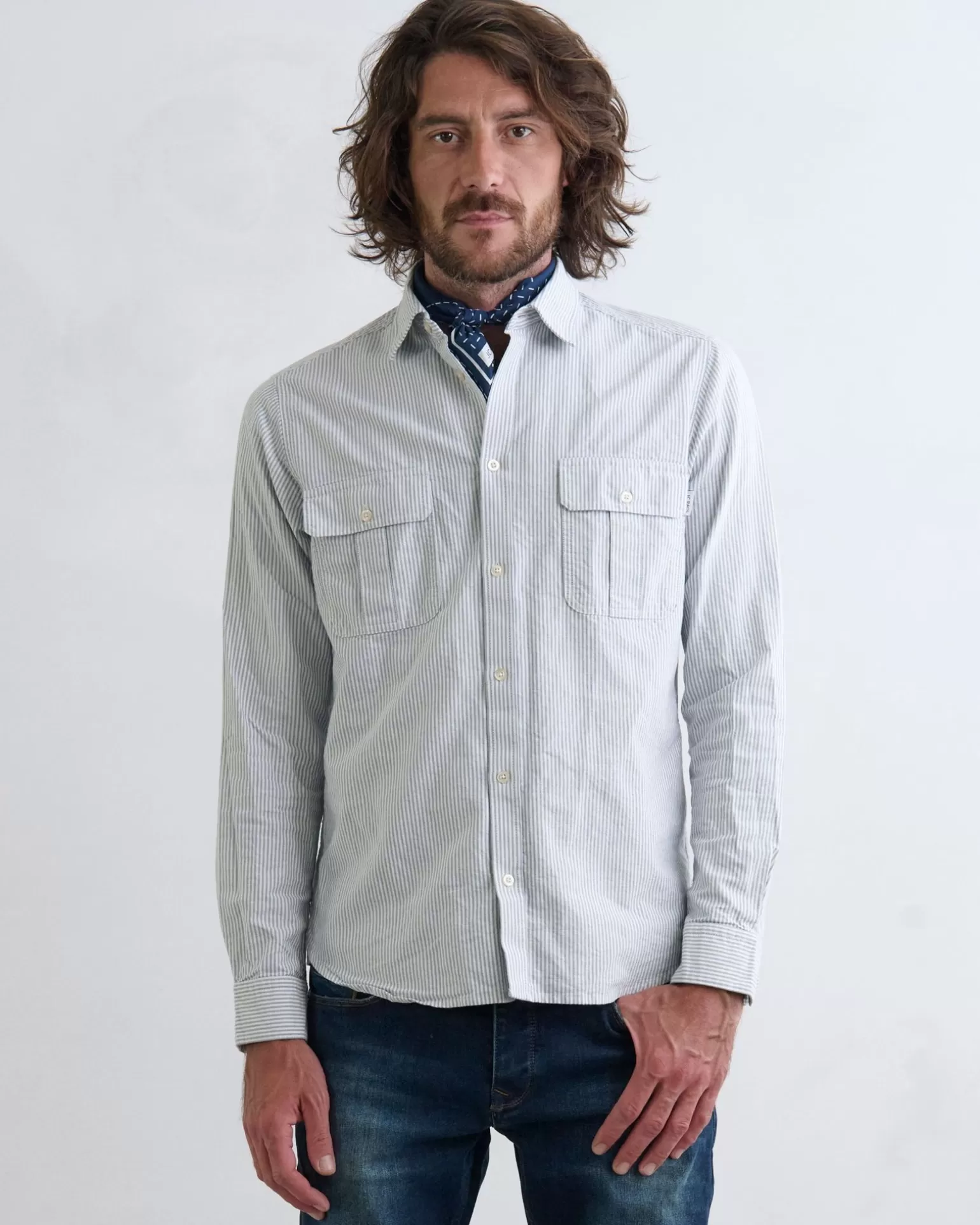 Ruster Casual Overhemd Lm>J.C. RAGS Cheap