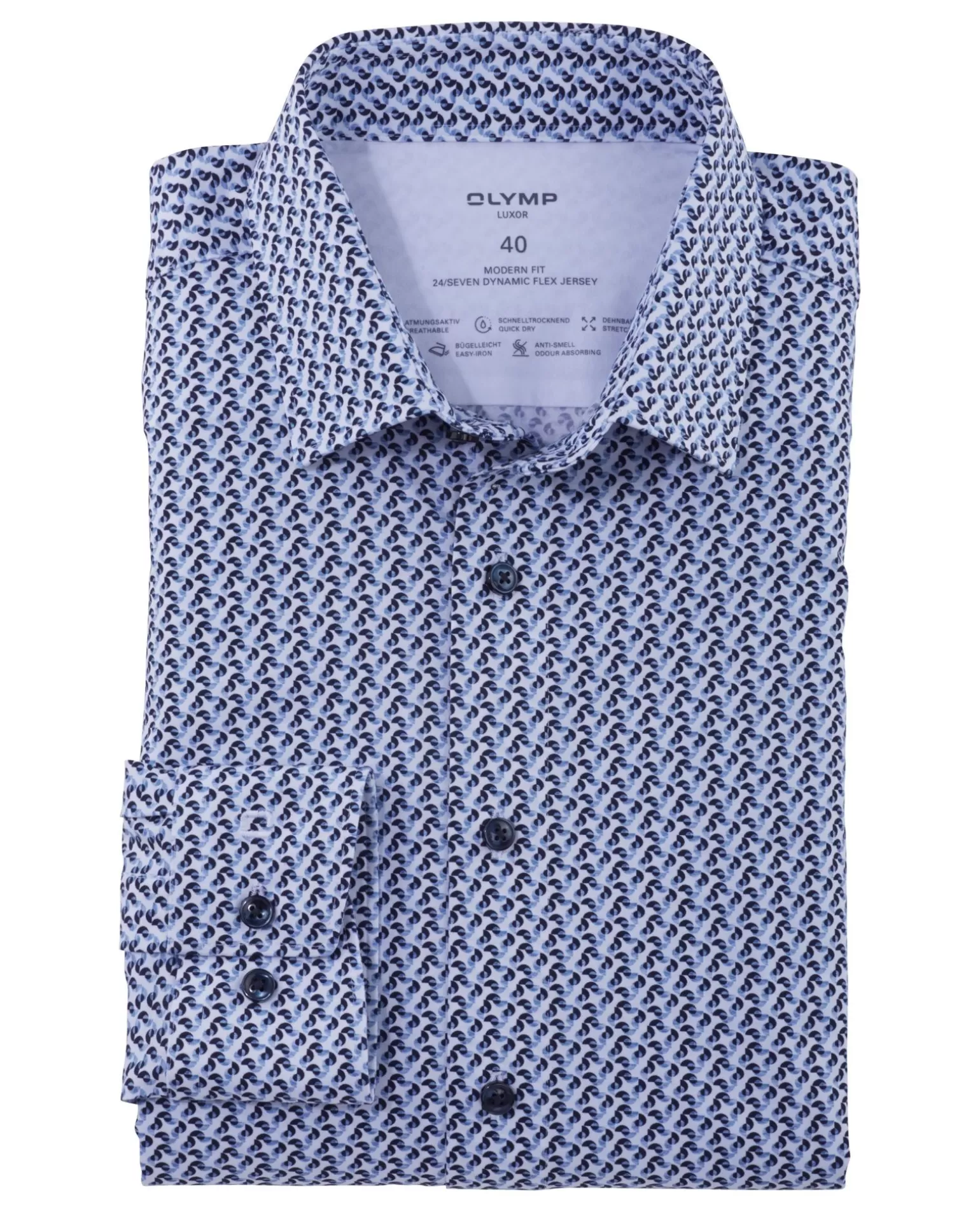 Luxor 24/7 Modern Fit Overhemd Lm>OLYMP Sale