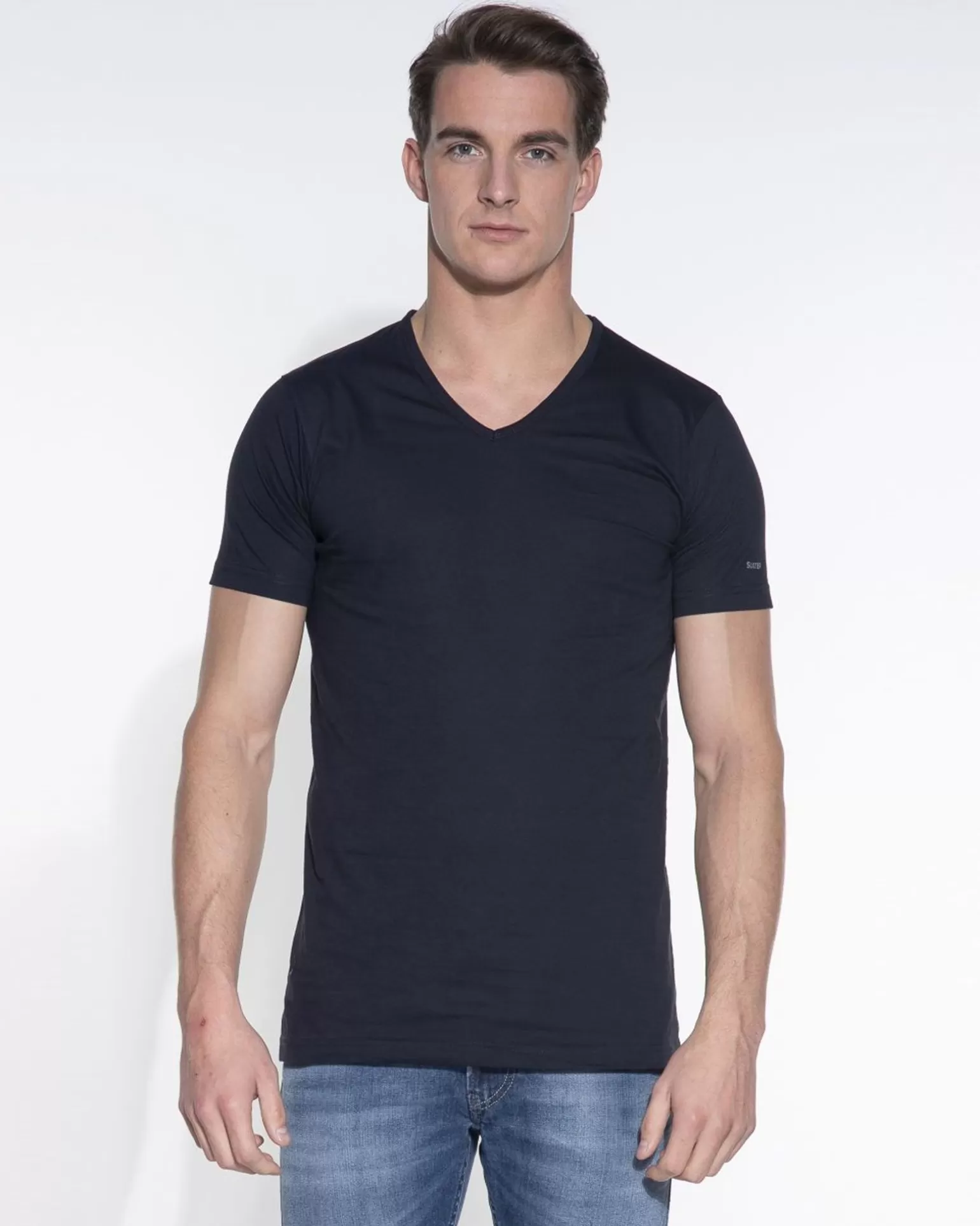 Regular Fit T-Shirt V-Hals 2-Pack>Slater Online
