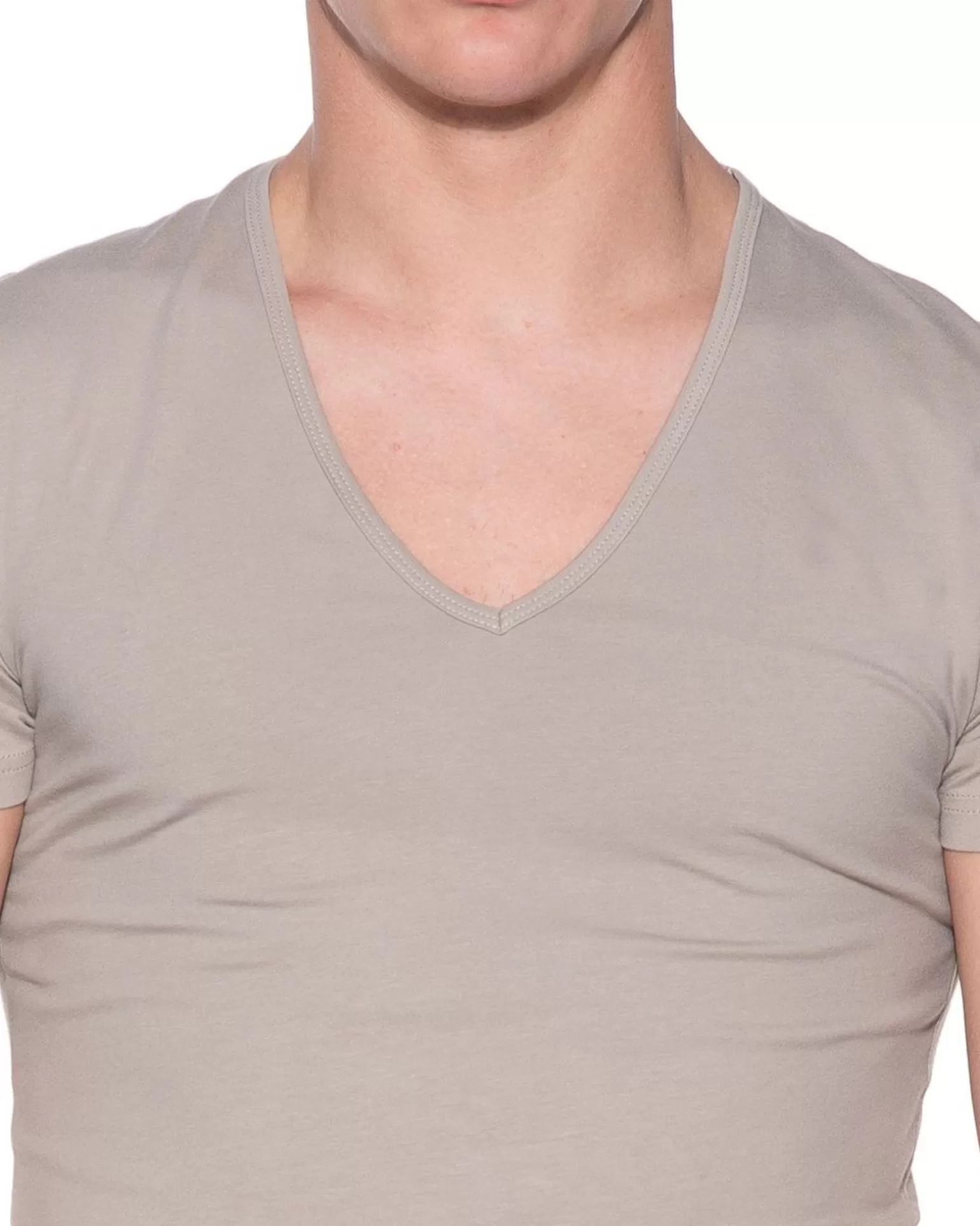 Stretch T-Shirt Diepe V-Hals 2-Pack>Slater Outlet