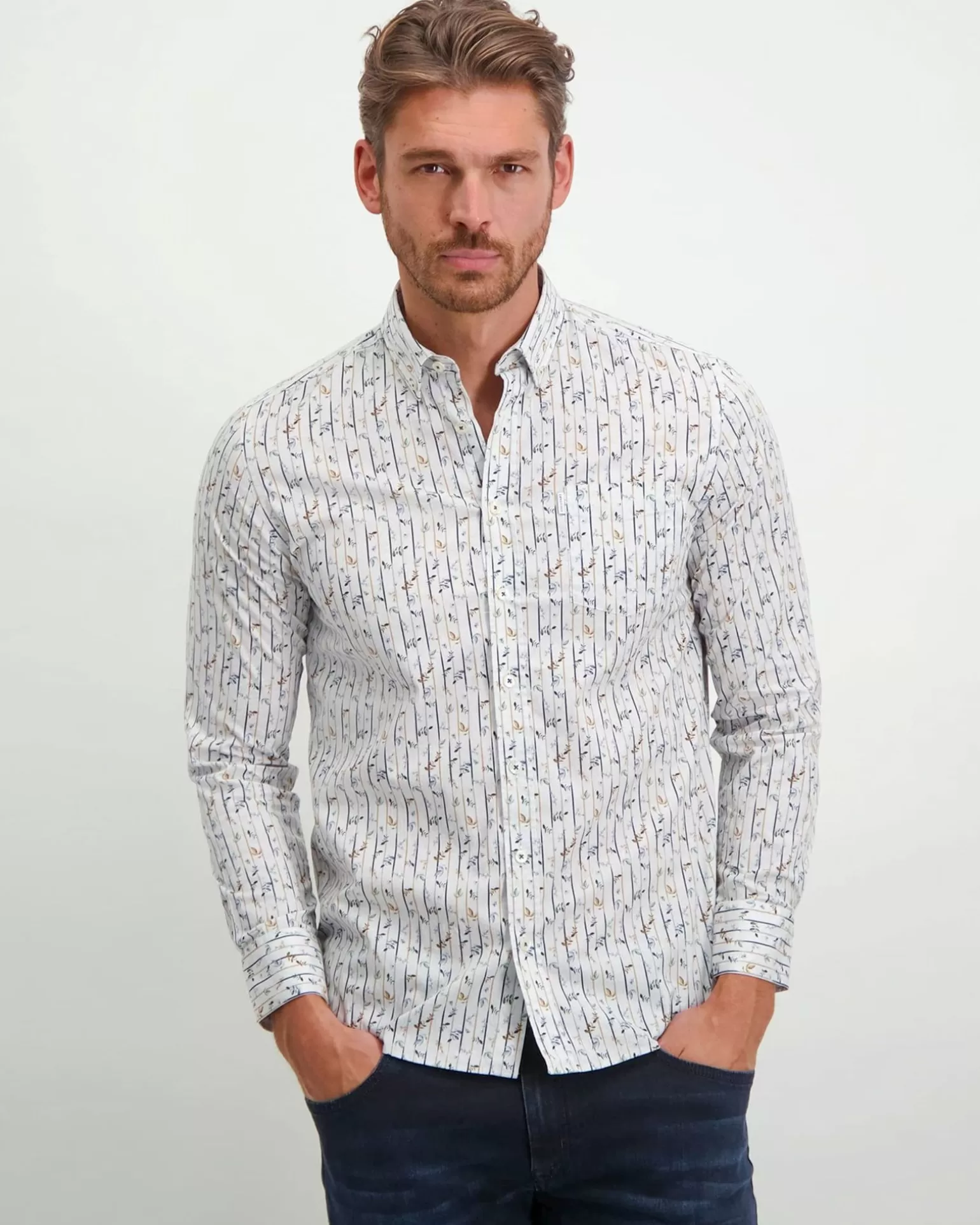 Casual Overhemd Lm>State of Art Fashion